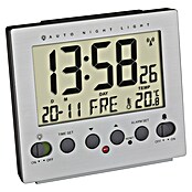 TFA Dostmann Funkwecker 60.2561.55 (Digitales Display, Batteriebetrieben, Silber) | BAUHAUS