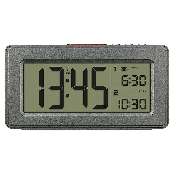 TFA Dostmann Funkwecker 60.2563.10 (Digitales Display, Batteriebetrieben, Anthrazit) | BAUHAUS