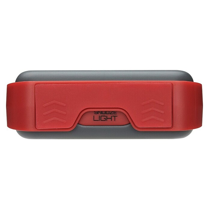 TFA Dostmann Quarzwecker 60.2031.10 lauter Weckton (Digitales Display, Batteriebetrieben, Grau, Rot) | BAUHAUS