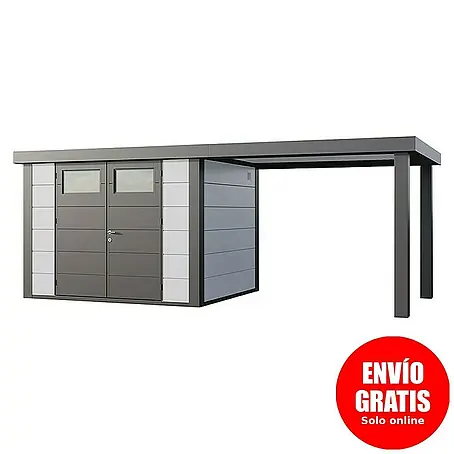 Telluria  Caseta para jardín Classico 3024 con salón abierto a la derecha