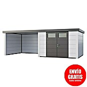 Telluria Caseta metálica Classico 3030 con salón a la izquierda (Medidas ext. (An x Pr): 662 x 318 cm, Acero, Blanco, Sin set) | BAUHAUS