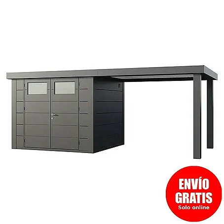 Telluria  Caseta para jardín Classico 2724 con salón abierto a la derecha