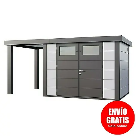 Telluria  Caseta para jardín Classico 3024 con salón abierto a la izquierda