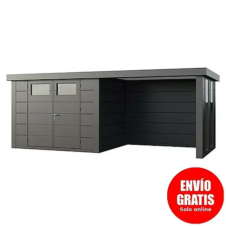 Telluria  Caseta para jardín Classico 3024 con salón a la derecha y 2 ventanas