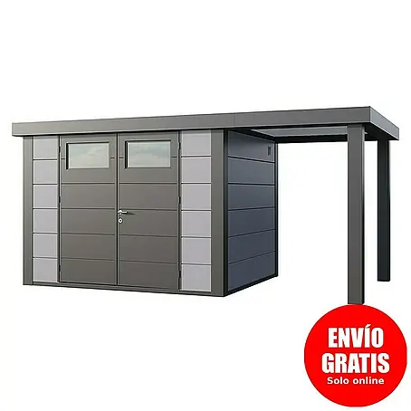 Telluria  Caseta para jardín Classico 3024 con salón abierto a la derecha