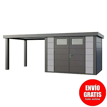 Telluria  Caseta para jardín Classico 3024 con salón abierto a la izquierda
