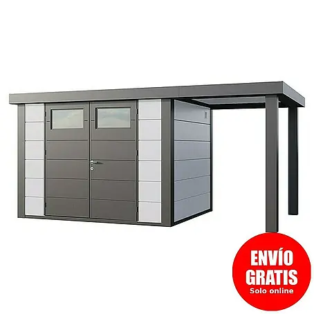Telluria  Caseta para jardín Classico 3024 con salón abierto a la derecha