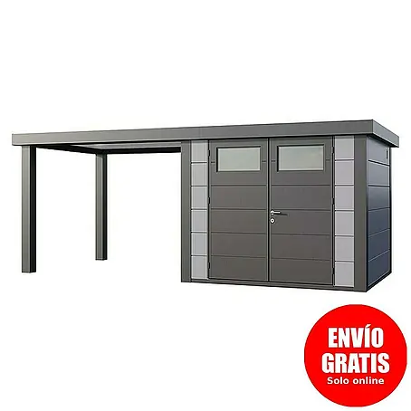 Telluria  Caseta para jardín Classico 2724 con salón abierto a la izquierda