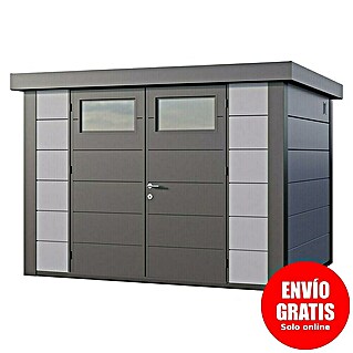 Telluria Caseta metálica Classico 3024 (Medidas ext. (An x Pr): 318 x 258 cm, Acero, Gris claro/Antracita, Sin set)