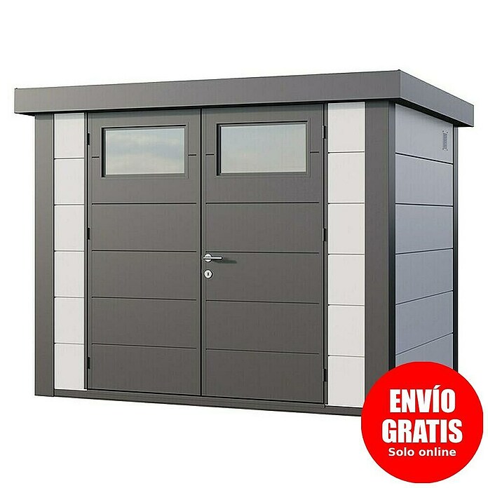 Telluria Caseta metálica Classico 2721 (Medidas ext. (An x Pr): 288 x 228 cm, Acero, Blanco/Antracita, Sin set) | BAUHAUS