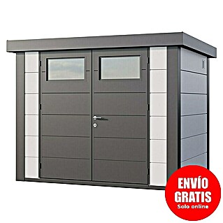 Telluria Caseta metálica Classico 2721 (Medidas ext. (An x Pr): 288 x 228 cm, Acero, Blanco/Antracita, Sin set)