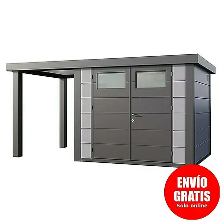 Telluria  Caseta para jardín Classico 2724 con salón abierto a la izquierda