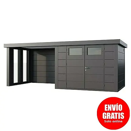 Telluria  Caseta para jardín Classico 3024 con salón a la izquierda y 2 ventanas