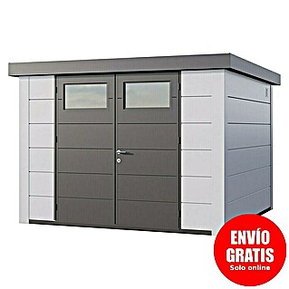 Telluria Caseta metálica Classico 3030 (Medidas ext. (An x Pr): 318 x 318 cm, Acero, Blanco, Sin set)