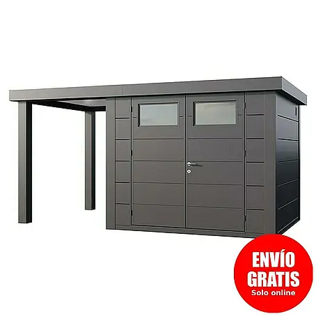 Telluria  Caseta para jardín Classico 2724 con salón abierto a la izquierda