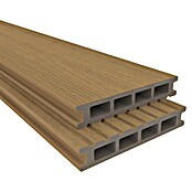 b!design WPC-Terrassendiele Eiche (300 x 14,5 x 2,5 cm, Braun) | BAUHAUS