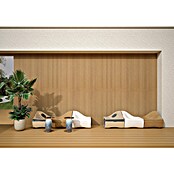 b!design Wandpaneel WPC Outdoor (Eiche, Holz, 300 cm x 17,5 cm x 2,1 mm) | BAUHAUS
