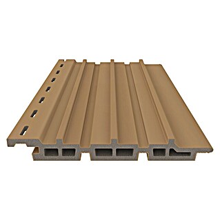 b!design Stenski panel WPC Outdoor (Hrast, 300 cm x 17,5 cm x 2,1 mm)