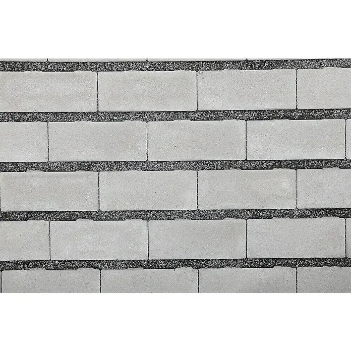 EHL Pflasterstein Cortona-Drän-Flair - 30 x 15 x 8 cm, Grau, Beton - Graue Pflastersteine mit Splittfugen.