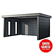 Telluria Pérgola Singolo 4836 con ventanas (Medidas ext. (An x Pr): 508 x 388 cm, Acero, Antracita, Sin set) | BAUHAUS