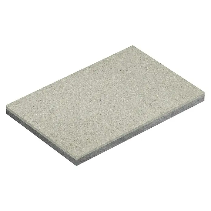 EHL Terrassenplatte Mantina - 60 x 40 x 4 cm, Greige, Beton - Pflasterstein mit rauer, beiger Oberfläche für den Außenbereich. Ideal für Terrassen und Gehwege mit modernem Design.