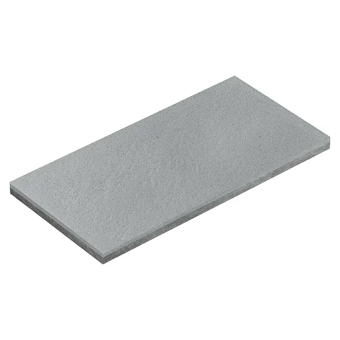 EHL Terrassenplatte Mesafino - 80 x 40 x 4 cm, Stahlgrau, Beton - Graue Betonpflasterplatte mit subtiler Textur. Ideal für moderne Außenbereiche und Terrassen mit zeitgemäßem Design.