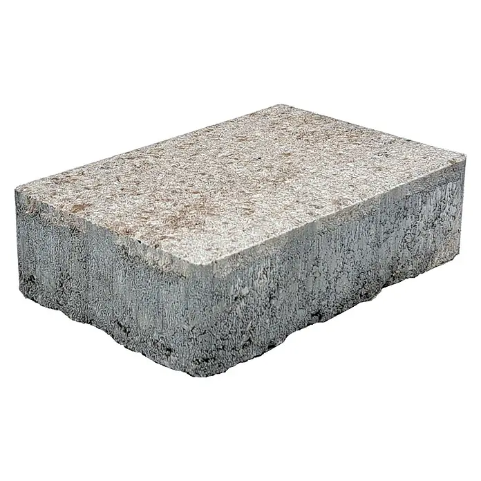 EHL Pflasterstein Slimstone - 18 x 12 x 5 cm, Muschelkalk, Beton - Nahaufnahme eines Pflastersteins mit rauer Oberfläche und robustem Aussehen, ideal für den Außenbereich.