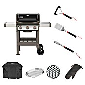 Weber Barbacoa de gas Spirit II E-310 + 7 accesorios (Superficie de la parrilla (An x Pr): 60 x 46 cm, 8,7 kW, Número de quemadores: 3) | BAUHAUS