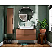 Camargue Point LED-Spiegelschrank (B x H: 74 x 74 cm, Holz, Anthrazit, DIN Anschlag: Rechts) | BAUHAUS