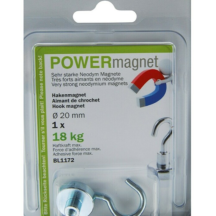 Powermagnet Magnethaken Powermagnet (Durchmesser: 20 mm) | BAUHAUS