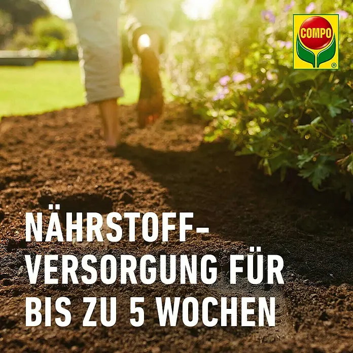 Compo Bio Blumenerde - 40 l - COMPO: Nährstoffversorgung für bis zu 5 Wochen. Perfekt für gesunde Pflanzen und üppige Gärten.