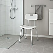 CM Baños Asiento para bañera BANQ05 (L x An x Al: 35 x 50 x 60 cm, Blanco)