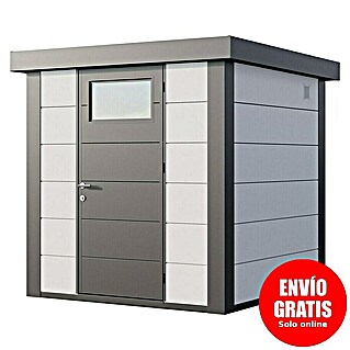 Telluria Caseta metálica Classico 2121 (Medidas ext. (An x Pr): 228 x 228 cm, Blanco/Antracita, Acero, Sin set)