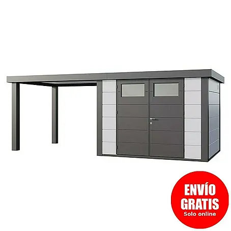Telluria  Caseta para jardín Classico 3024 con salón abierto a la izquierda
