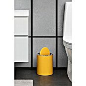 MSV Cubo de basura de baño Kamaka (6 l, Plástico, Amarillo azafrán) | BAUHAUS