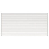 DryTile Wandfliese Palazzo Strukturiert Rille (30 x 60 cm, Weiß, Glänzend) | BAUHAUS