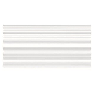 DryTile Wandfliese Palazzo Strukturiert Rille (30 x 60 cm, Weiß, Glänzend)