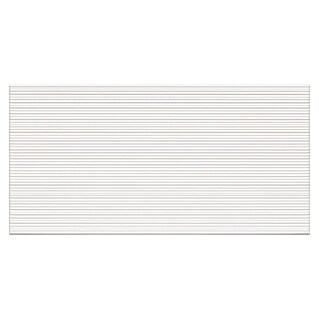 DryTile Wandfliese Palazzo Strukturiert Rille (30 x 60 cm, Weiß, Matt)