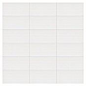 DryTile Wandfliese Palazzo Strukturiert Rille (30 x 60 cm, Weiß, Glänzend) | BAUHAUS