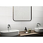 DryTile Wandfliese Palazzo Strukturiert Rille (30 x 60 cm, Weiß, Matt) | BAUHAUS