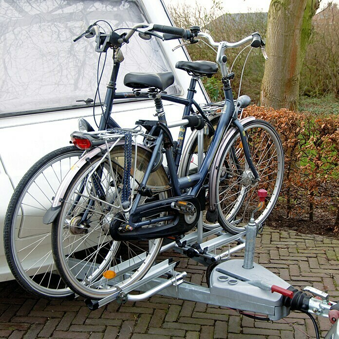 LAS Deichsel-FahrradträgerGeeignet für: 2 Fahrräder, Max. Ladegewicht: 35 kg Use Shot