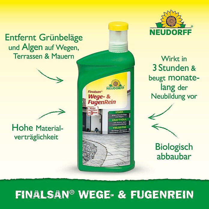 Neudorff Finalsan Wege- & Fugenrein (1.000 ml, Konzentrat)