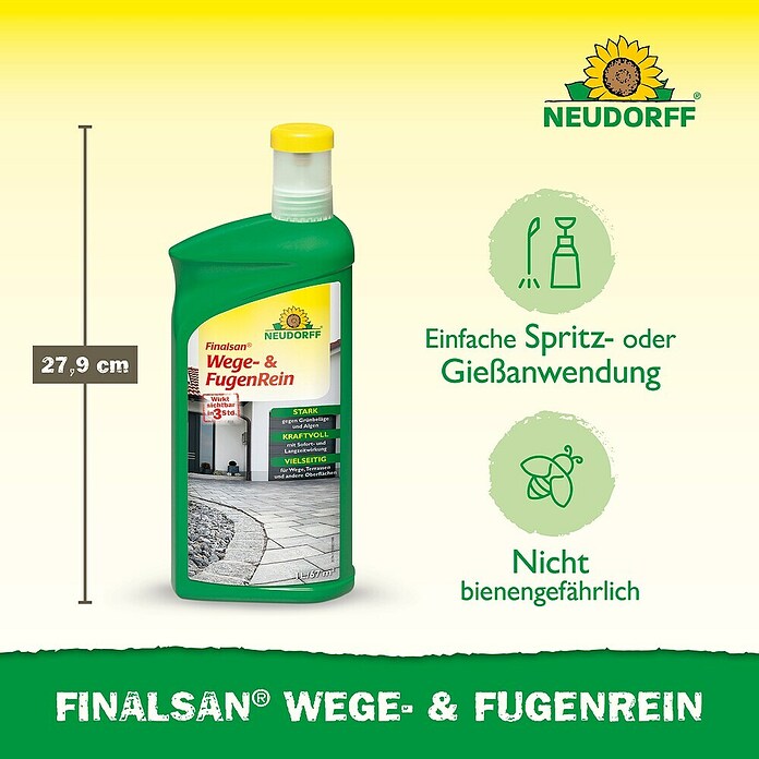 Neudorff Finalsan Wege- & Fugenrein (1.000 ml, Konzentrat)