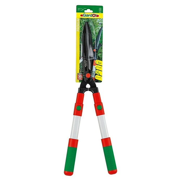 Gardol Premium Telescopische heggenschaar (65,5 cm, Telescooparmen)