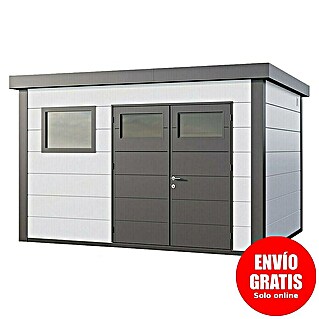 Telluria Caseta metálica Classico 3930+ (Medidas ext. (An x Pr): 408 x 318 cm, Acero, Blanco/Antracita, Sin set)