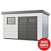 Telluria Caseta metálica Classico 3930+ (Medidas ext. (An x Pr): 408 x 318 cm, Acero, Blanco, Sin set) | BAUHAUS