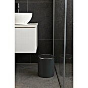 MSV Cubo de basura de baño Kamaka (6 l, Plástico, Gris oscuro) | BAUHAUS