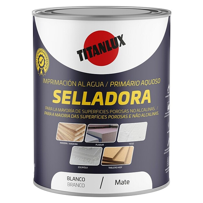 Titanlux Imprimación Selladora (4 l, Blanco, Base de agua) | BAUHAUS