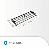 Gardena Combisystem Rastrillo nivelador de césped (Anchura de trabajo: 76 cm, Acero) | BAUHAUS