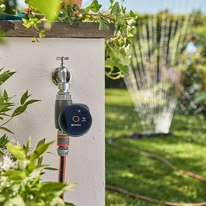 Gardena Smart system Zalivalni računalnik Water Control Set  (Delovni tlak: 0,5 bar - 12 bar, Čas namakanja: 1 min - 10 h) | 7316 - Bewässerungscomputer | IAFB - Systemteile Wassertechnik | IAF - Wassertechnik | IA - Gartenhartware | I - Stadtgarten | BAUHAUS